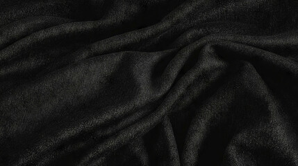 Poster - Black denim texture background for fashion and design projects