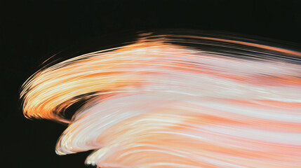 Poster - Abstract flowing brushstrokes background with dynamic rhythm and movement