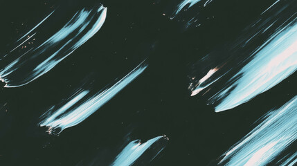 Poster - Abstract brushstroke composition reflecting light with dynamic movement