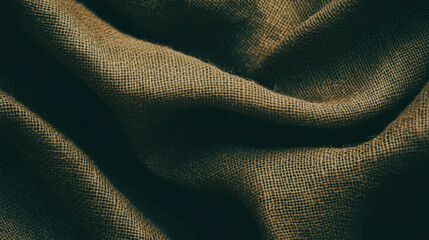 Poster - Natural burlap texture background for rustic design and craft projects
