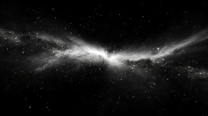 Aufkleber - Celestial light reflection in cosmic space background for design