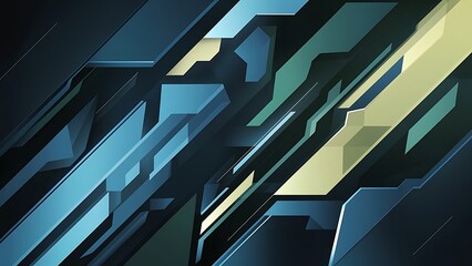 Poster - Vector modern geometric abstract background design
