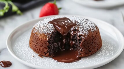 Nutella Lava Cake is a decadent twist on the classic chocolate lava cake, featuring a gooey Nutella center.