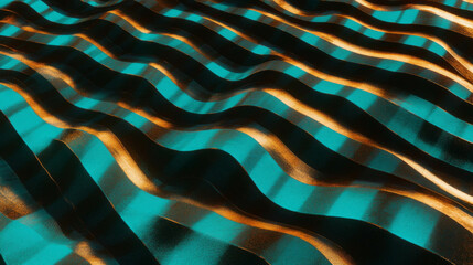 Poster - Abstract background with checkerboard patterns and wavy lines for modern design
