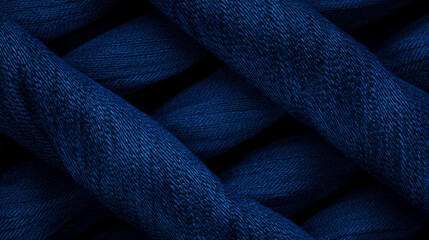 Poster - Classic blue denim texture with twill weave pattern for fashion design