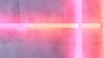 Poster - Vibrant neon light streaks on concrete background for modern design and decor