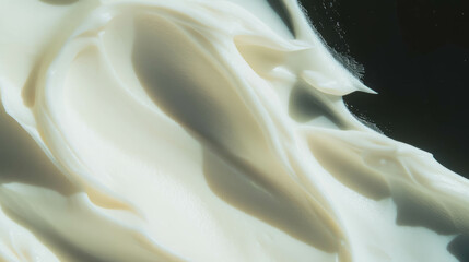 Poster - Creamy textured background with soft flowing patterns for design