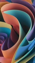 Poster - Abstract 3d cover with bright gradient abstract liquid fluid color shape vibrant gradient modern graphic texture vector 3d illustration