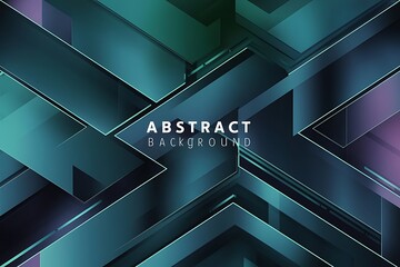 Leinwandbilder - Vector modern geometric abstract background design