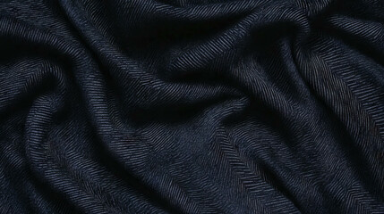 Aufkleber - Fashion texture of dark denim with herringbone pattern for fabric design