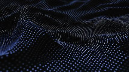 Poster - Denim fabric with subtle dotted texture for fashion and design projects