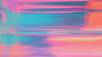 Poster - Colorful abstract glitch art background with distorted pixel effect for modern design