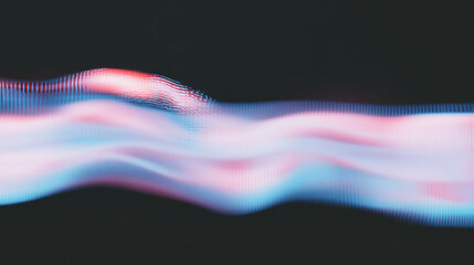 Poster - Abstract digital glitch art background with distorted colors for modern design