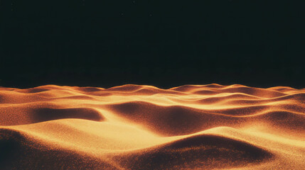 Poster - Serene desert sand dunes creating a sense of calm and tranquility