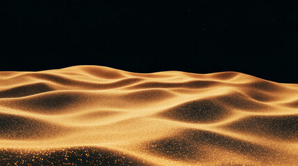 Poster - Mesmerizing sand dunes with soft diffused lighting for desert aesthetic design
