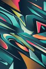 Poster - Vector modern geometric abstract background design
