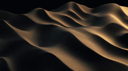 Poster - Rippling sand waves textured background for design