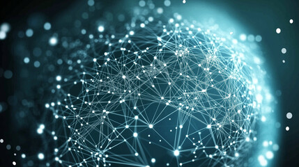 Fototapete - Black Abstract technology Illustration background