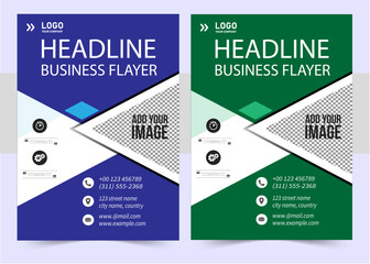 creative business webinar conference flyer design template, annual business event strategies worksho