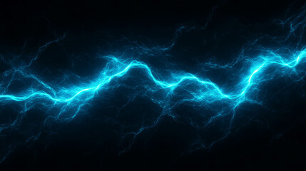 Poster - Electric blue light energy background for design and technology projects