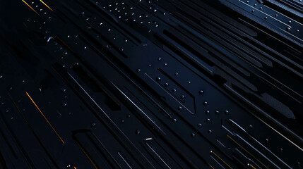 Poster - Embossed metal with abstract geometric patterns for modern design
