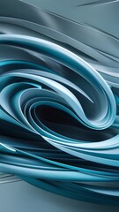 Poster - Elegant abstract smooth swoosh speed blue wave modern stream background vector illustration