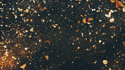 Poster - Abstract background of falling sand and particles for artistic design