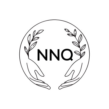 NNQ creative minimalist letter logo.