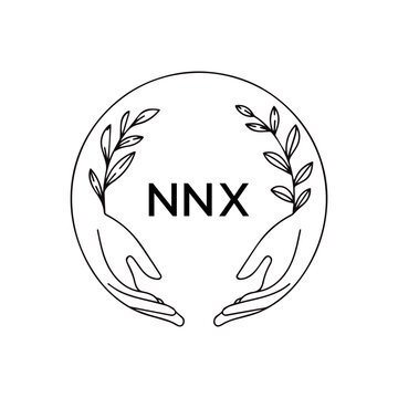 NNX creative minimalist letter logo.