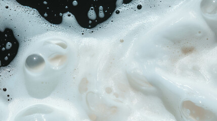 Poster - Abstract foam and water bubble background for creative design projects