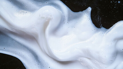 Aufkleber - Abstract foam texture on dark backdrop for artistic design and background usage
