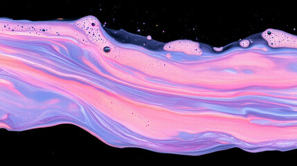 Fototapete - abstract foam and colored smears in pastel hues for creative design projects