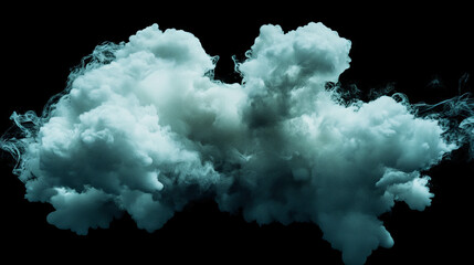 Poster - Abstract cloudy smoke with foam texture for creative design