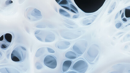 Poster - Abstract foam smears creating complex network texture for modern design