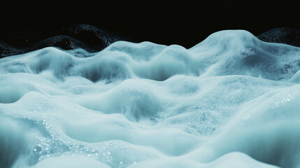 Poster - Abstract waves of foam texture for modern design projects and creative backgrounds