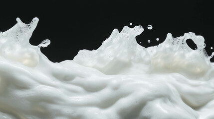 Poster - Abstract flowing foam texture for creative designs and backgrounds