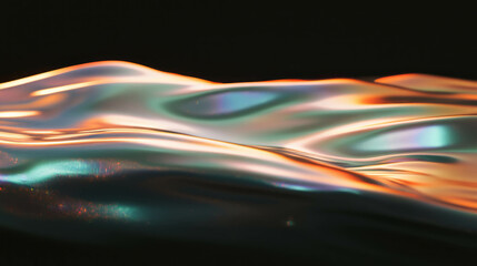 Poster - Abstract foam smears with textured surface reflections in artistic design
