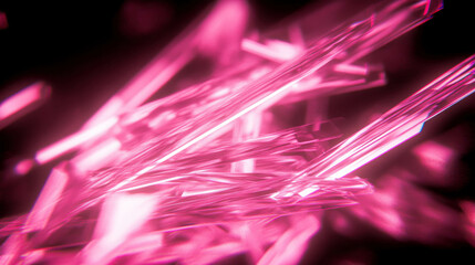 Poster - Vibrant abstract background with fuchsia pink light streaks for modern design