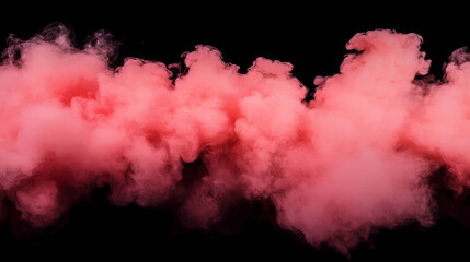 Poster - Abstract fuchsia smoke background with flowing cloud shapes