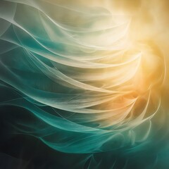Leinwandbilder - A soothing abstract glow soft lines background