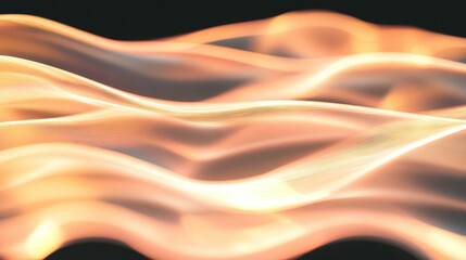 Poster - Golden wave of light, warm and hazy abstract background for creative designs