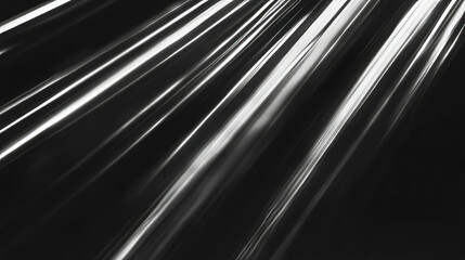 Poster - Abstract grayscale light patterns creating stunning artistic background