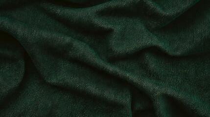 Poster - Green denim texture with earthy tones for fashion design or digital background