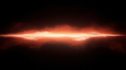 Aufkleber - Intense sunlight emanating from center on dark background for energy and power concepts