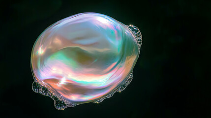 Poster - Iridescent pearl texture with subtle shimmer for elegant background design