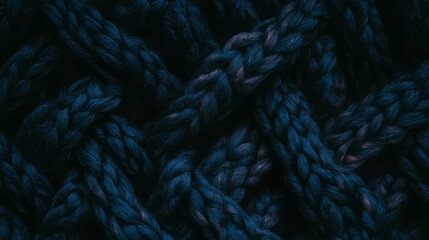 Poster - Cozy winter knitted wool background texture for design projects