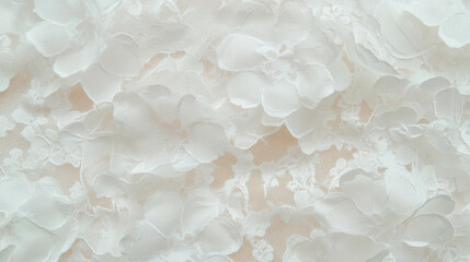 Poster - Elegant lace background with delicate floral patterns for textile design
