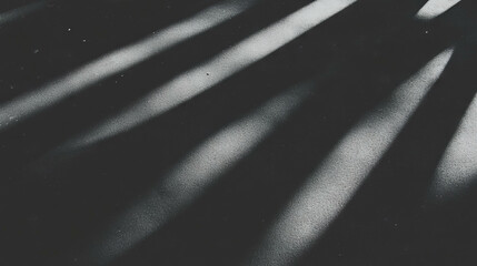 Poster - Dramatic light and shadow patterns on matte concrete surface