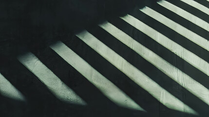 Poster - Abstract shadows on matte concrete surface for modern design
