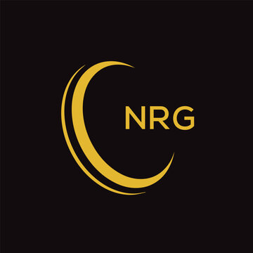 NRG creative minimalist letter logo.